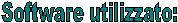 Software utilizzato: